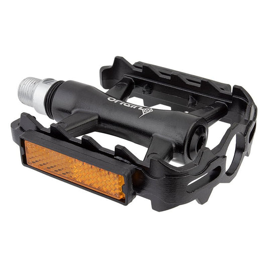 Pedals Origin8 Origin8 Classique Pro 9/16` Sealed Cart. Black Alloy 70x90x25mm Dark Slate Gray