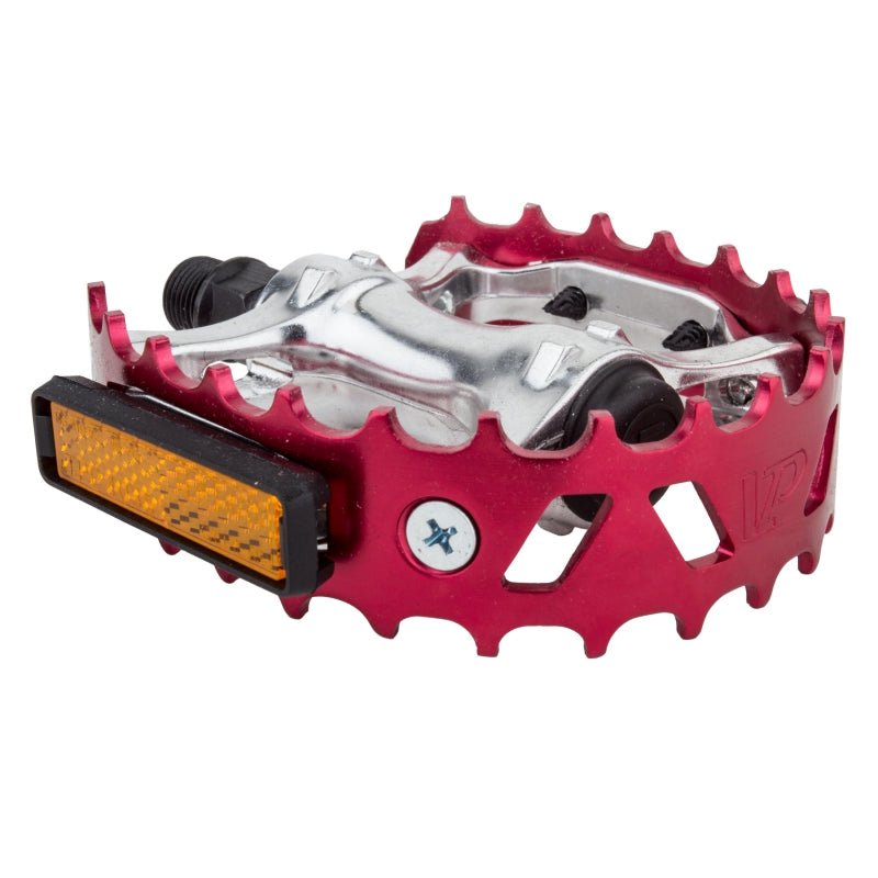Pedals Black ops Black ops 747 Bear Trap Pedals 9/16` Loose Ball Ano-Red Alloy Maroon