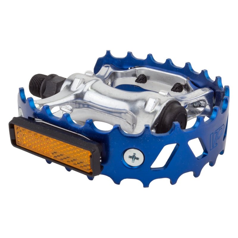 Pedals Black ops Black ops 747 Bear Trap Pedals 9/16` Loose Ball Ano-Blue Alloy Dark Slate Blue