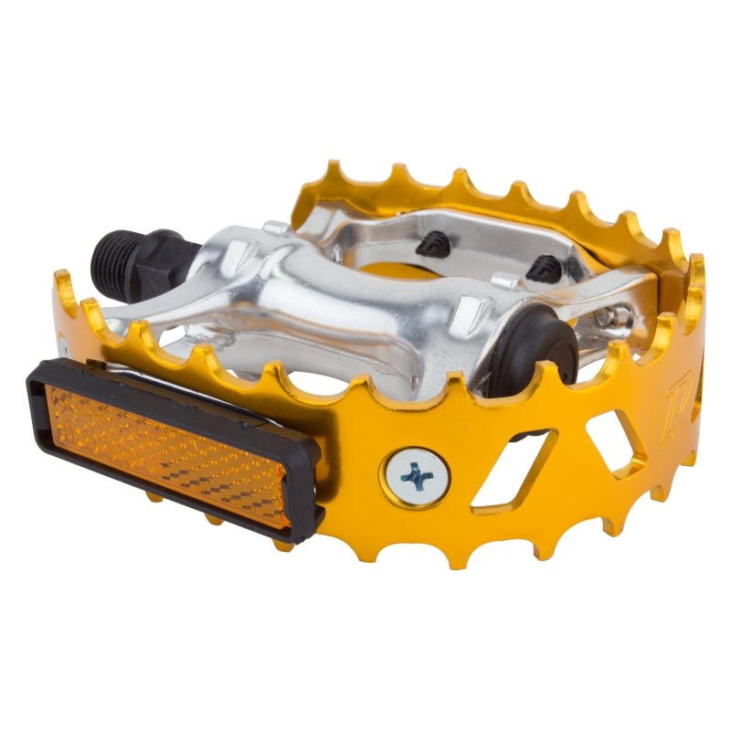 Pedals Black ops Black ops 747 Bear Trap Pedals 9/16` Loose Ball Ano-Gold Alloy Goldenrod