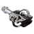 Pedals Origin8 Origin8 Mountain Double Clipless 9/16` 2 Sleeve Gloss Black SPD Dark Slate Gray