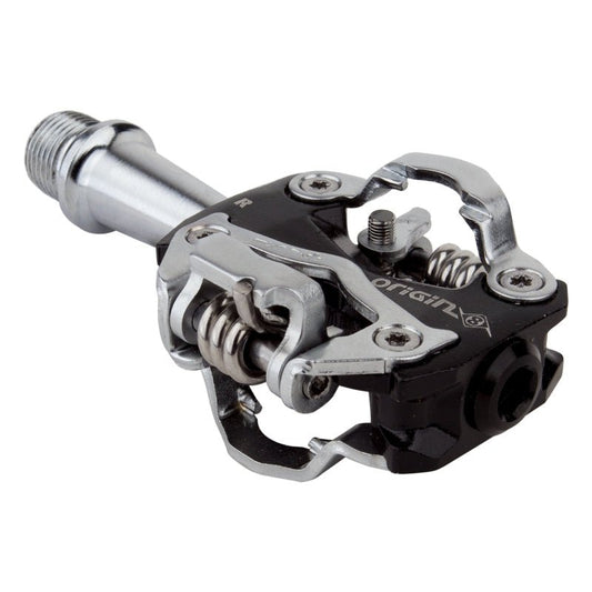 Pedals Origin8 Origin8 Mountain Double Clipless 9/16` 2 Sleeve Gloss Black SPD Dark Slate Gray