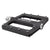 Pedals Origin8 Origin8 RAZR Platform 9/16` 2 Sealed and 1 DU Sleeve Black Alloy 100x104x18mm Dark Slate Gray