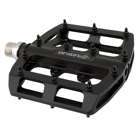 Pedals Origin8 Origin8 Rascal Platform 9/16` 2 Sealed and 1 DU Sleeve Black Alloy 98x92x14mm Dark Slate Gray