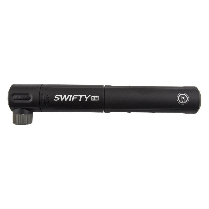 Floor Pumps Sunlite Sunlite Swifty Mini  PV/SV 80psi Black Dark Slate Gray