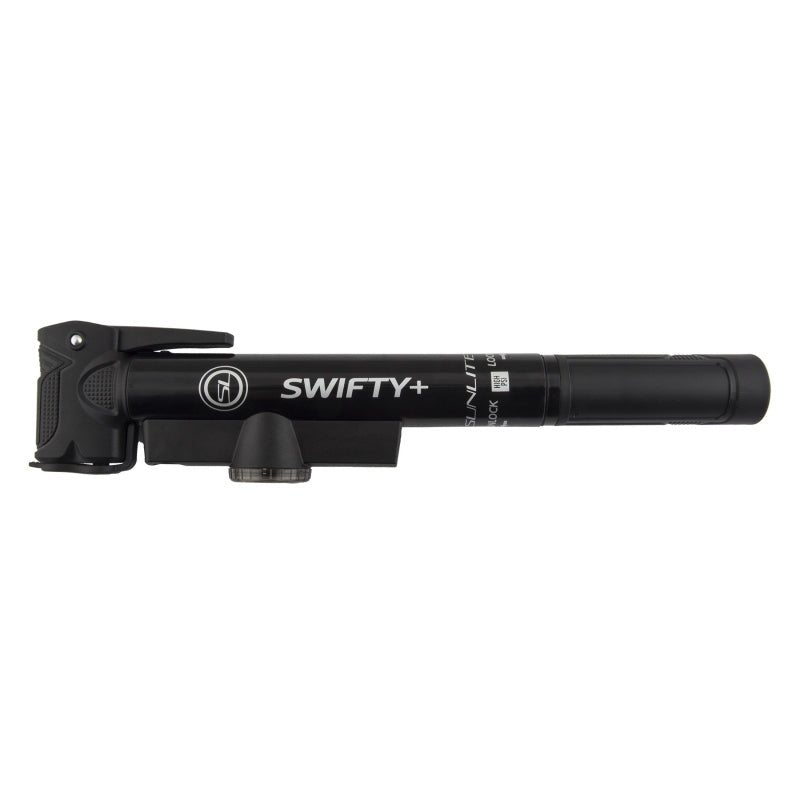 Floor Pumps Sunlite Sunlite Swifty Plus  Analog 120psi Black Dark Slate Gray