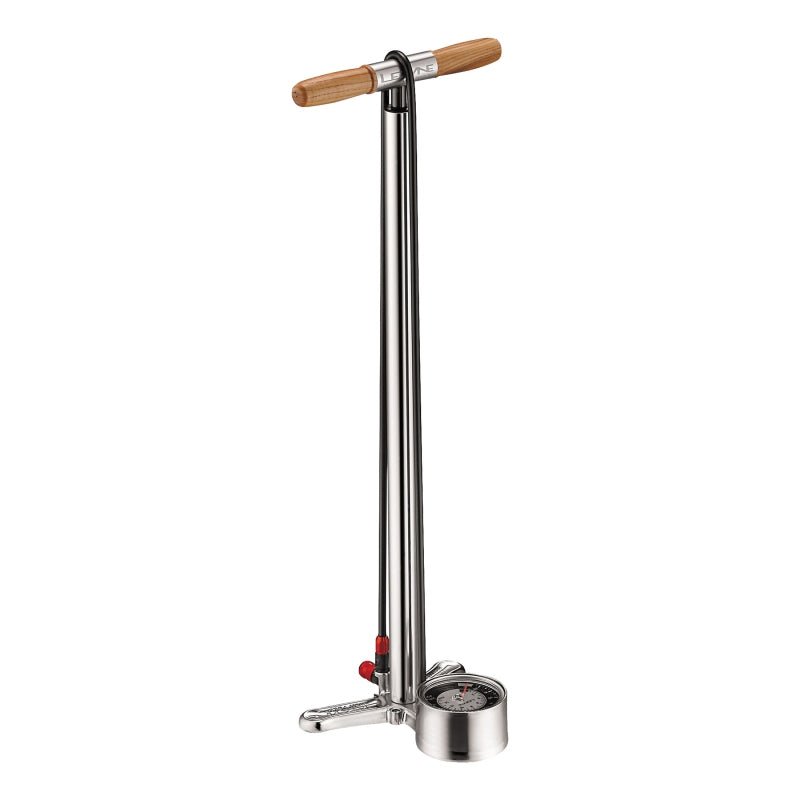 Floor Pumps Lezyne Lezyne Alloy Floor Drive Tall 3.5" Floor Pump ABS-1 Pro Chuck 220psi Silver Gray