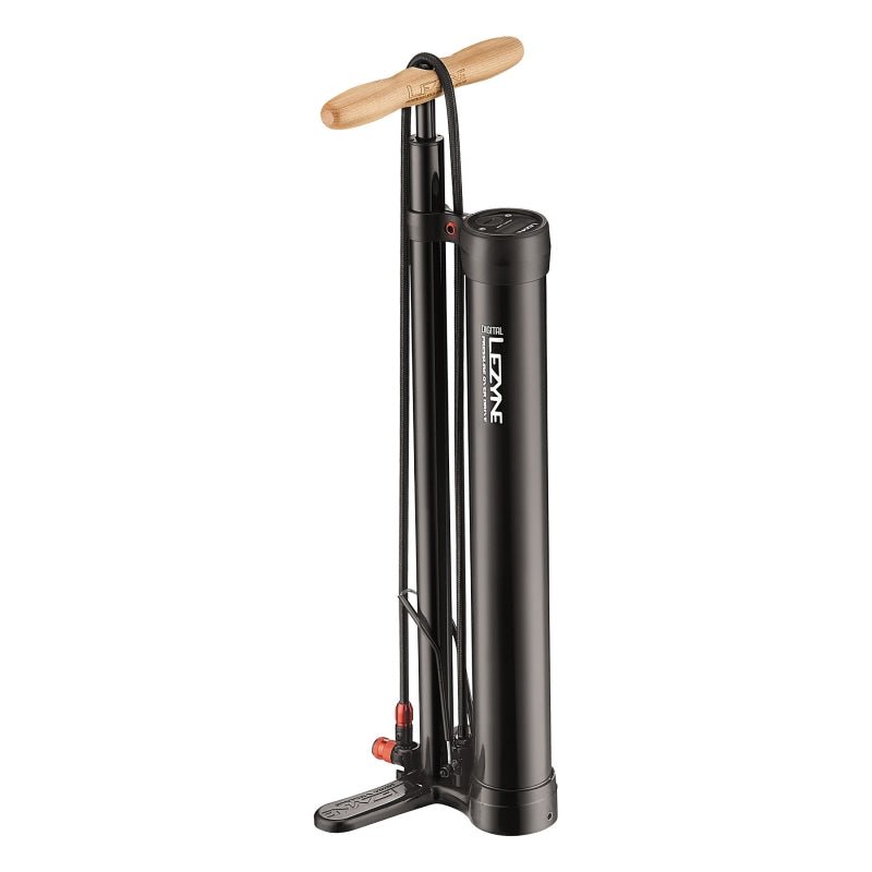 Floor Pumps Lezyne Lezyne Digital Pressure Over Drive: ABS-1 Chuck Black Dark Slate Gray