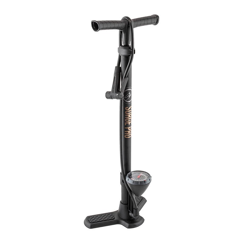 Floor Pumps Sunlite Sunlite Air Surge Pro  2.5` Analog PV/SV 160psi 26` Steel Black Dark Slate Gray