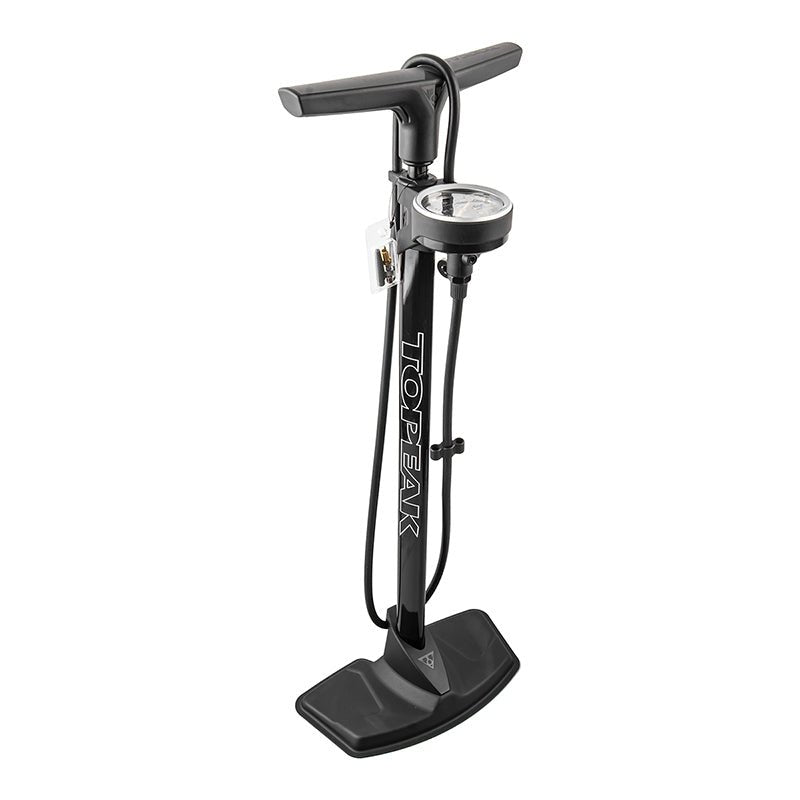 Floor Pumps Topeak Topeak JoeBlow Pro X Floor Pump with 3" Gauge Dark Slate Gray