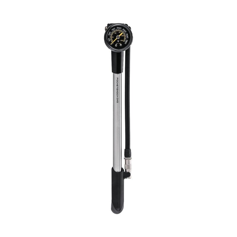 Shocks Pumps Topeak Topeak Pocketshock DXG XL Pump: Black/Silver Dark Slate Gray