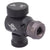 Origin8 Micro Twist CO2 Inflator Threaded PV/SV Black Inflator Head Only Aluminum