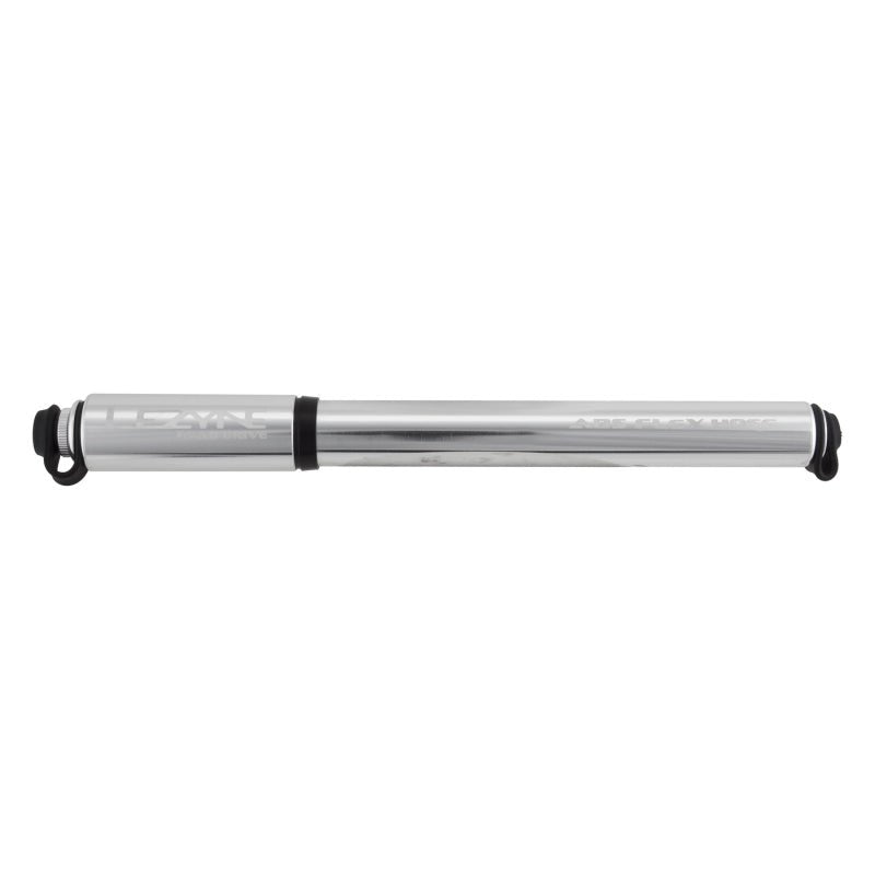 Frame Pump Lezyne Lezyne ABS Road Drive Frame Pump Bracket Medium Presta Valve Only Silver Gray
