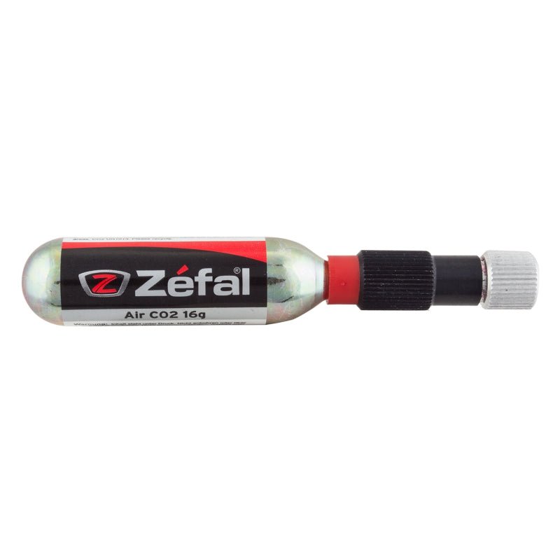 Floor Pumps Zefal Zefal Co2 EZ Control Threaded PV/SV Silver 1 - 16g Alloy Dark Slate Gray