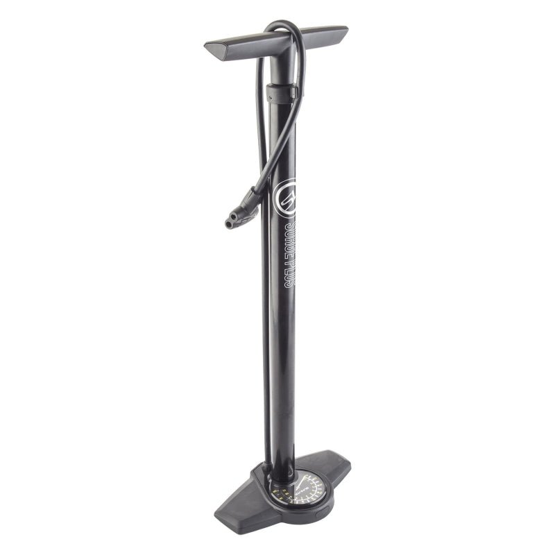 Floor Pumps Sunlite Sunlite Air Surge Plus Floor 3.5` Analog PV/SV 160psi 23` Steel Black Dim Gray