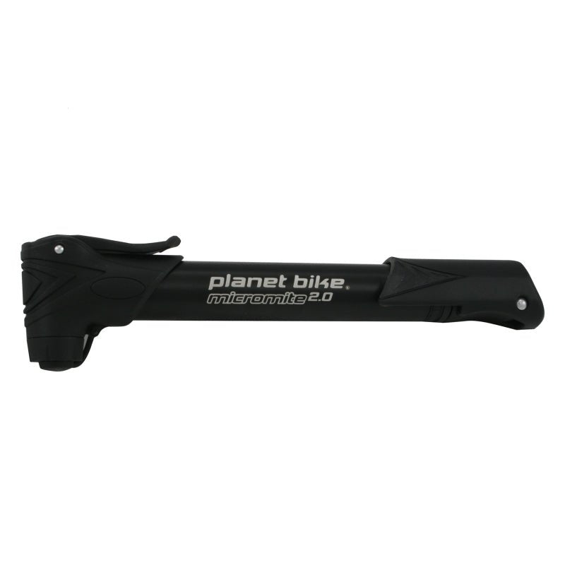 Frame Pump Planet Bike Planet Bike Micro Mite II Dual Stage Mini Frame Pump: Presta/Schrader Black Black