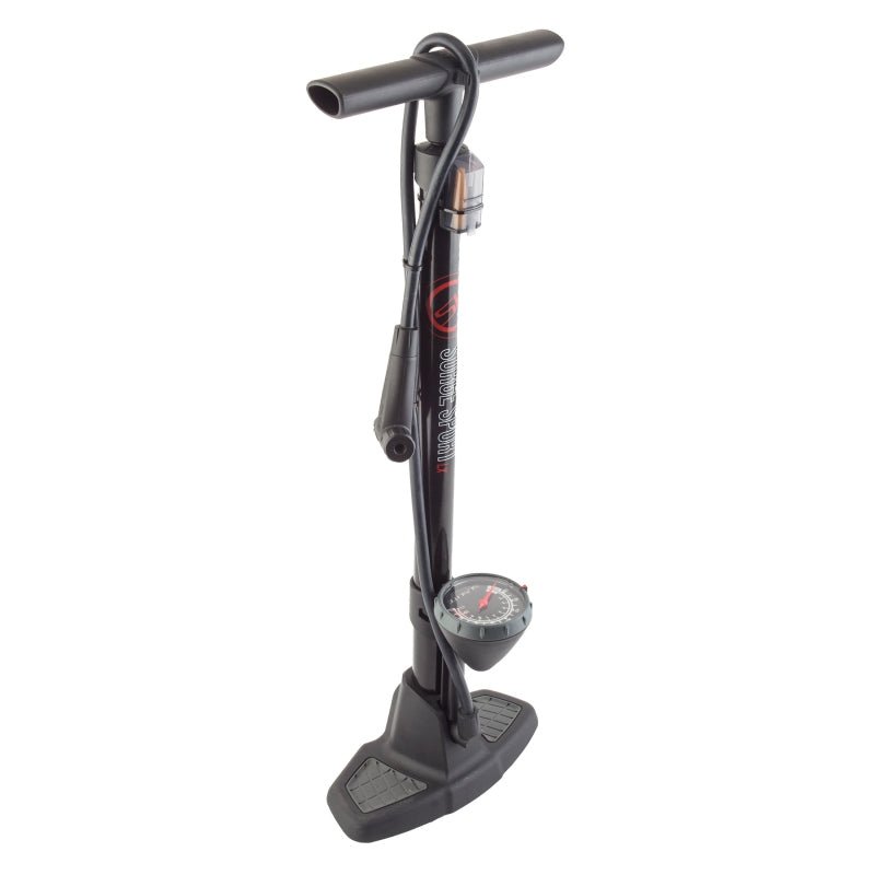 Floor Pumps Sunlite Sunlite Surge Sport LX  Analog 2.5` PV/SV 160psi Steel Black Dark Slate Gray