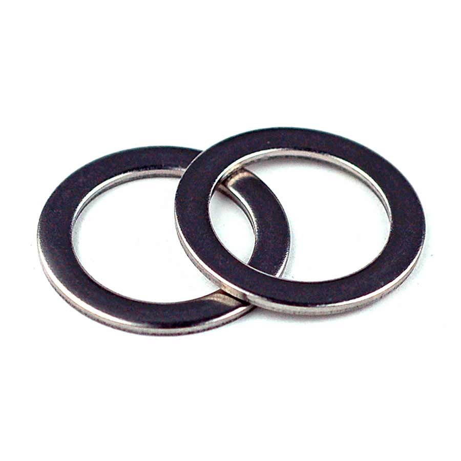 Crank Bolts and Parts Wheels Manufacturing Wheels Manufacturing Pedal washer Bag of 20 Light Gray