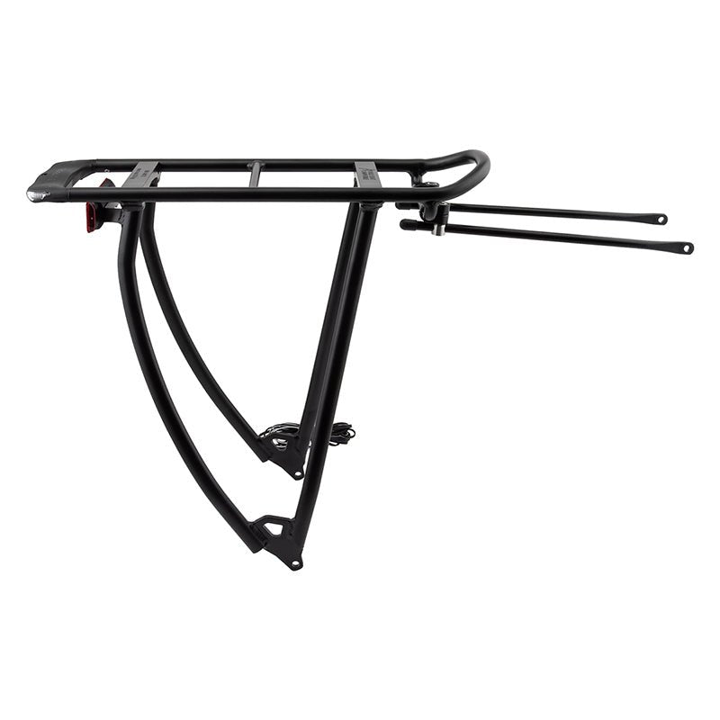 Racktime Shine EVO 1.0 Standard Rack Rear Eyelet Black 26` AC Power - Dynamo SnapIt 1.0