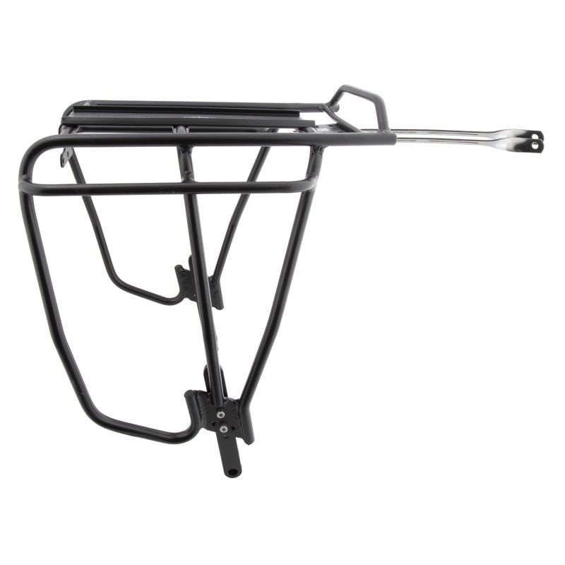 Rear Rack Topeak Topeak Uni Super Tourist Fat Disc Rear Rack - Fits 24-26" Fat Tires  MTX 2.0 BLK Dark Slate Gray