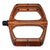 Pedals Spank Spank Spoon DC Pedals - Platform Aluminum 9/16" Orange Saddle Brown
