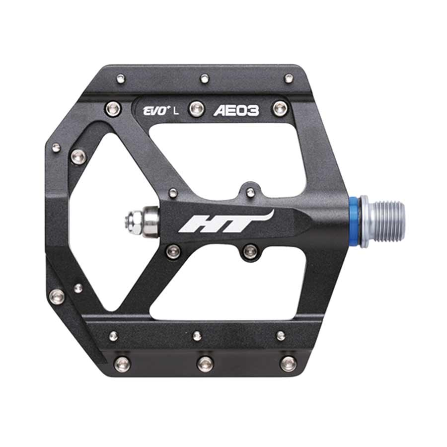 HT Components AE03(EVO+) Pedals - Platform Aluminum 9/16" Black