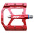 HT Components AE05 EVO+ Platform Pedals Body: Aluminum Spindle: Cr-Mo 9/16'' Red Pair