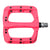 HT Components PA03A Nano P Platform Pedals Body: Nylon Spindle: Cr-Mo 9/16'' Pink Pair