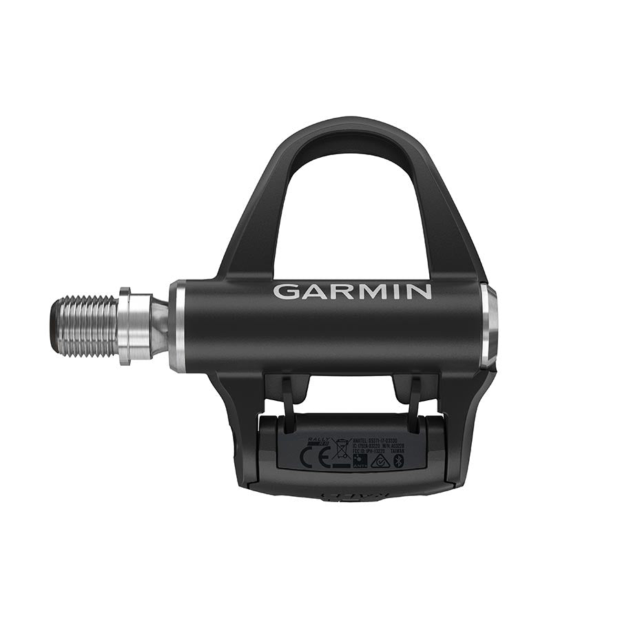 Pedals Garmin Garmin Rally RS100 Power Meter Pedals - Single Sided Clipless Composite 9/16" BLK Pair Single-Sensing Shimano SPD-SL Dark Slate Gray