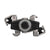 Pedals Garmin Garmin Rally XC100 Power Meter Pedals - Dual Sided Clipless Alloy 9/16" BLK Pair Single-Sensing Shimano SPD Dark Slate Gray