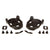 Cleats TIME TIME ICLIC Free Cleats Compatibility: ICLIC Float: 15° Black Dark Slate Gray