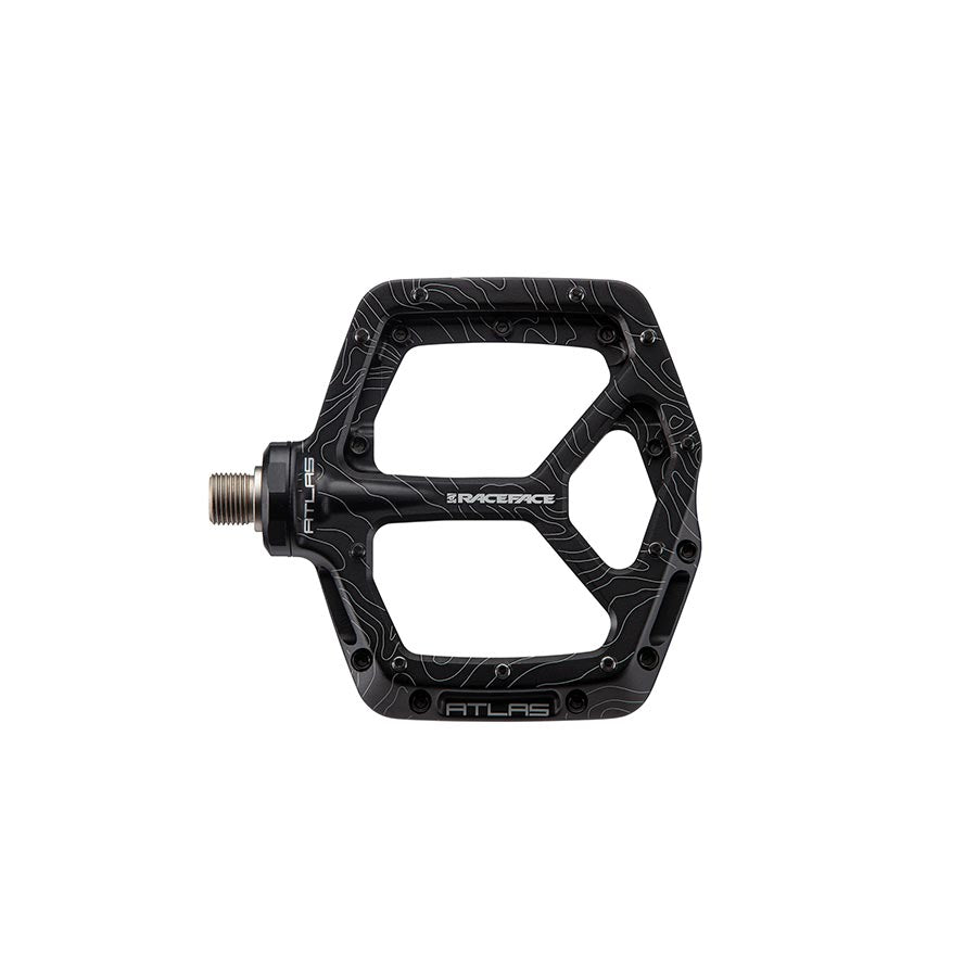 Pedals Race Face RaceFace Atlas Pedals - Platform Aluminum 9/16" Black Black