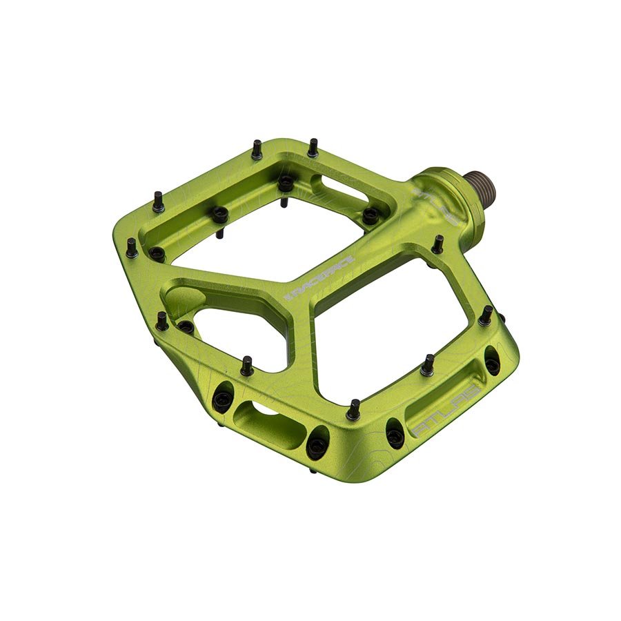 Pedals Race Face RaceFace Atlas Pedals - Platform Aluminum 9/16" Green Yellow Green