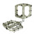 Pedals Renthal Renthal Revo-F Pedals - Platform 9/16" Gold 100 x 104mm Dark Sea Green