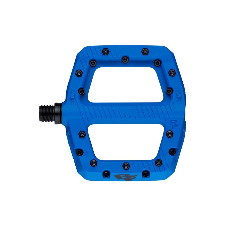 Pedals Race Face RaceFace Chester Pedals - Platform Composite 9/16" Large Blue Dark Cyan