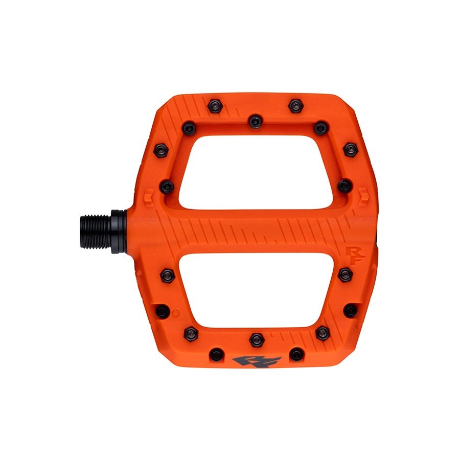 Pedals Race Face RaceFace Chester Pedals - Platform Composite 9/16" Large Orange Orange Red