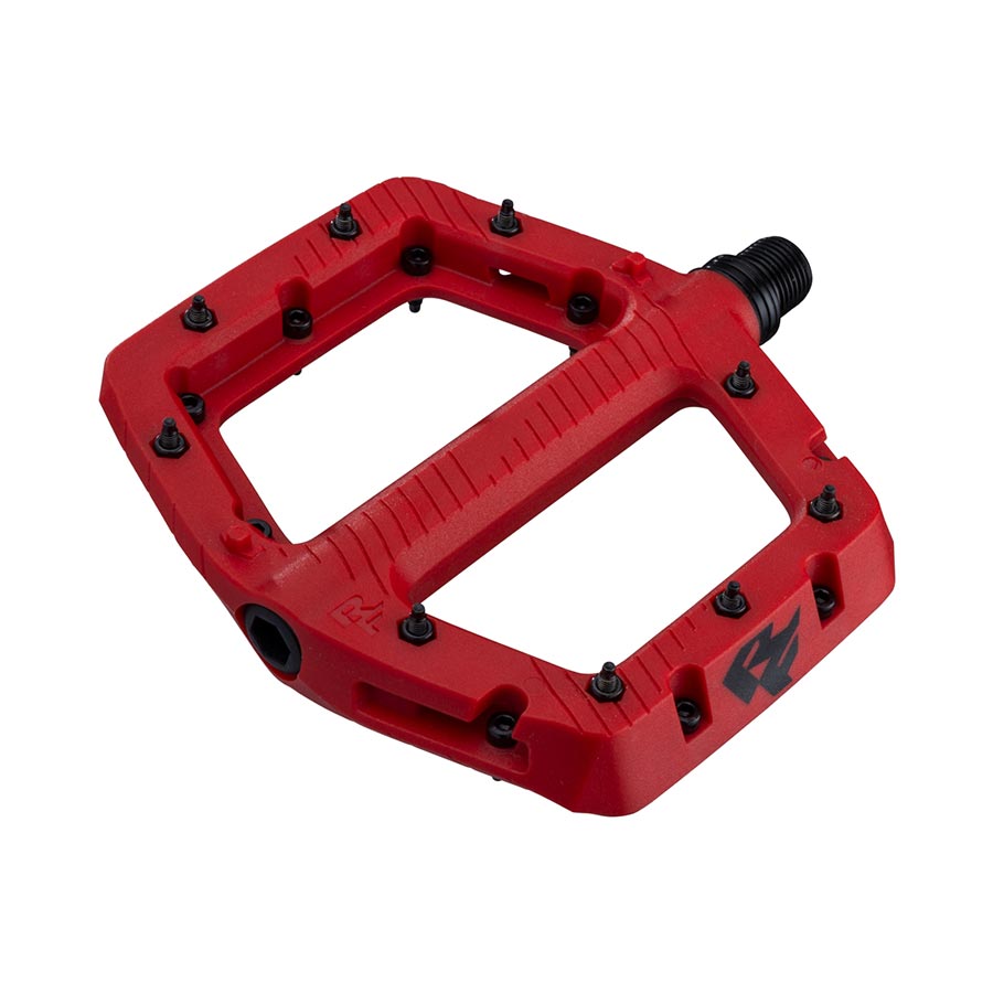 Pedals Race Face RaceFace Chester Pedals - Platform Composite 9/16" Large Red Brown