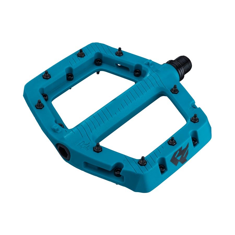 Pedals Race Face RaceFace Chester Pedals - Platform Composite 9/16" Large Turquoise Dark Cyan