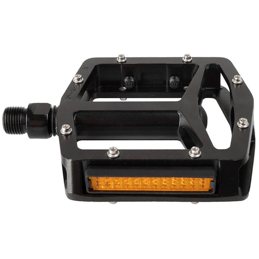 M-Wave Steady Flat 3 Pedals Body: Aluminum Spindle: Boron Steel 9/16 Black Pair