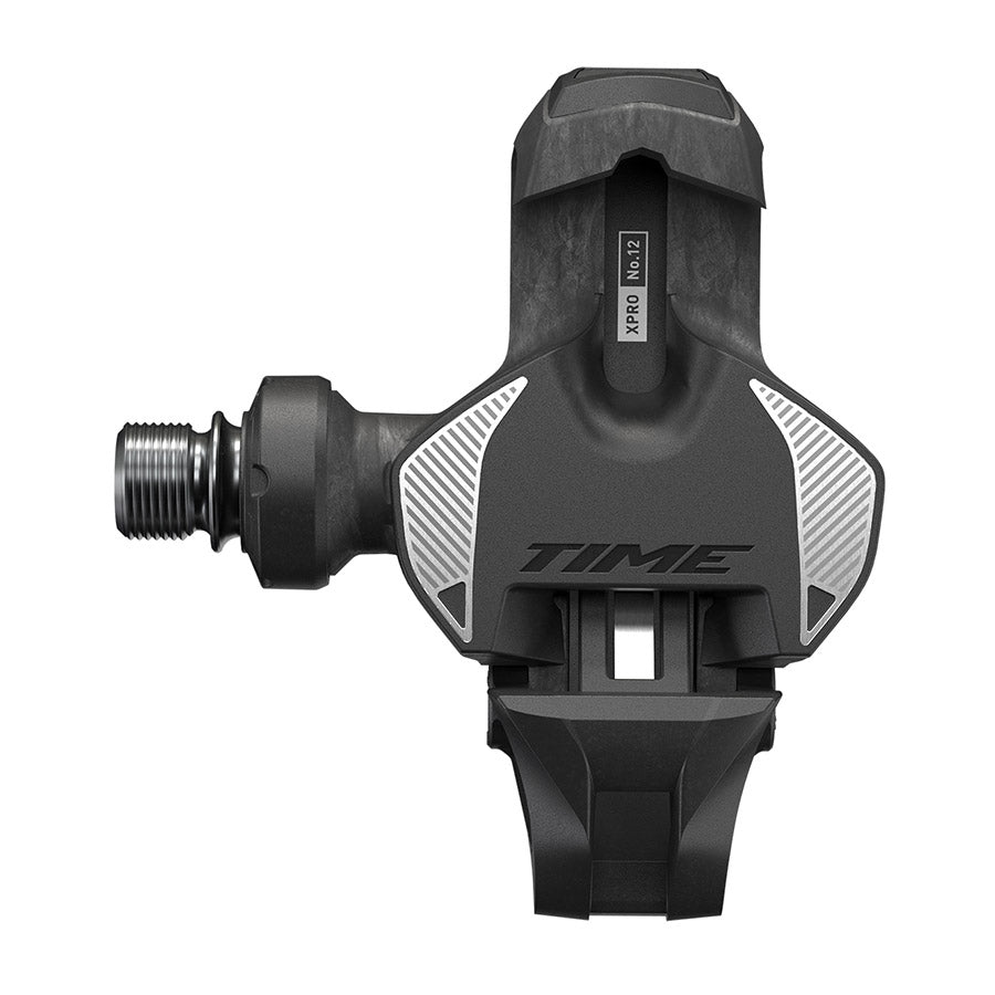 Clipless Road Pedals TIME Time Sport XPRO 12 Pedals QF53mm Carbon/Ti Silver Dark Slate Gray