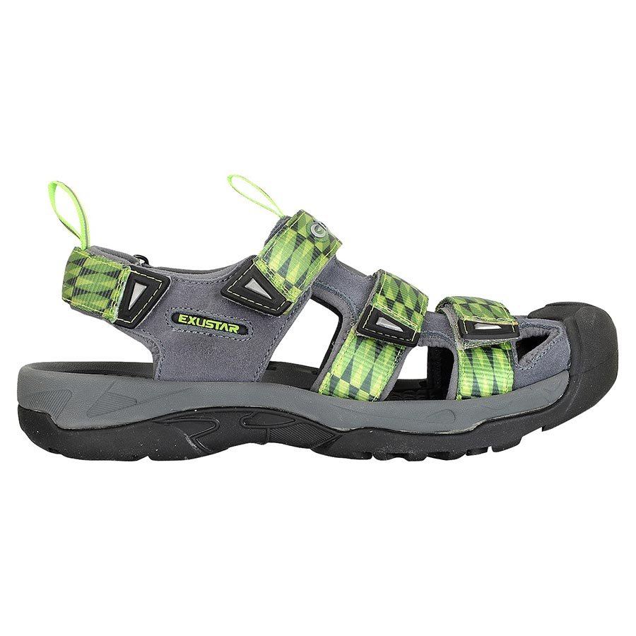 Exustar E-SS515 Clipless Sandals Green 41-42 Euro or 8-8.5 US