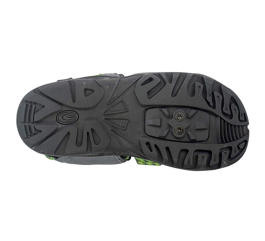 Exustar E-SS515 Clipless Sandals Green 39-40 Euro or 6-7.5 US