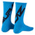 Socks Supacaz Supacaz SupaSox Twisted Socks Black/Neon Blue S Pair Dark Cyan
