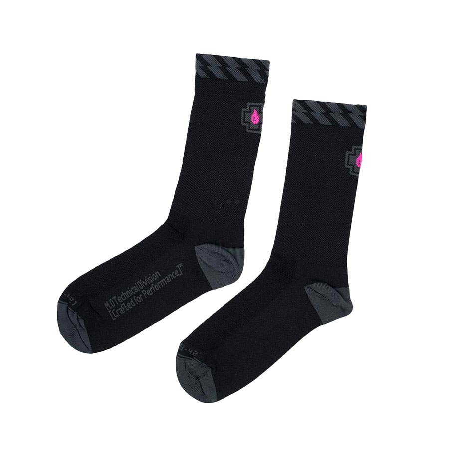 Socks Muc-Off Muc-Off Technical Riders Socks Black S Pair Black