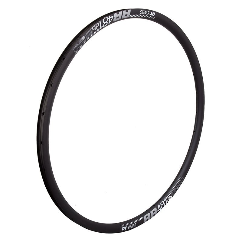 Rims DT Swiss DT Swiss RR 481 Rim - 700 Disc Black 28H Dark Slate Gray