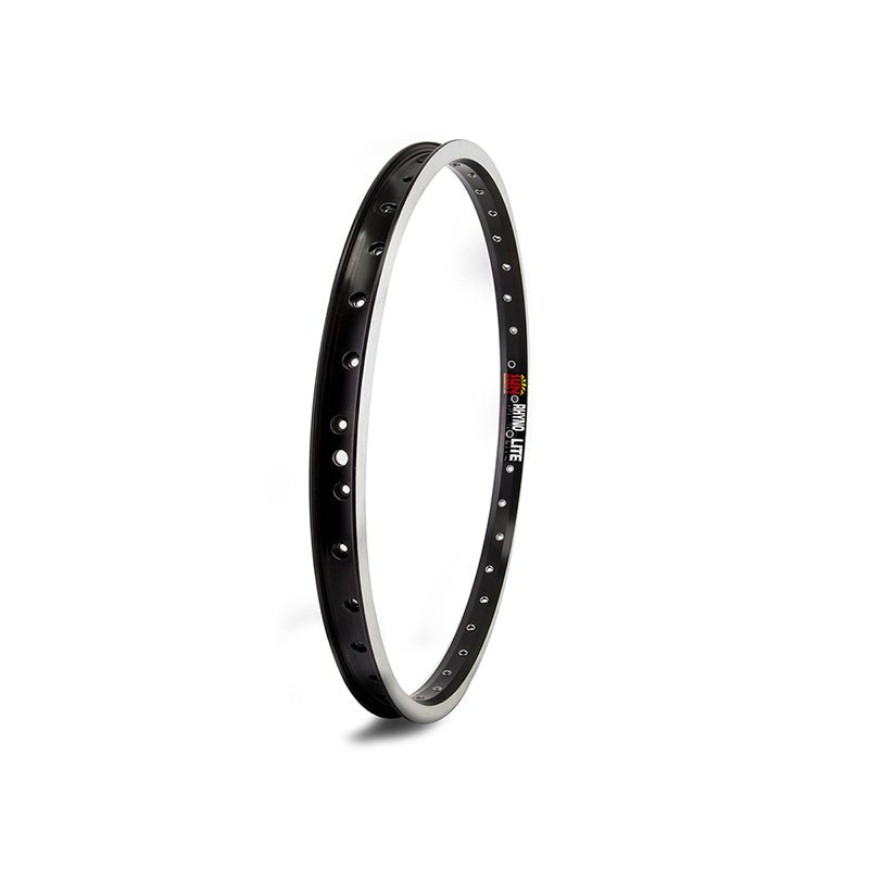 Rims Sun Ringle Sun Ringle Rhyno Lite Rim - 20" Black/Silver 36H Clincher Schraeder Light Gray