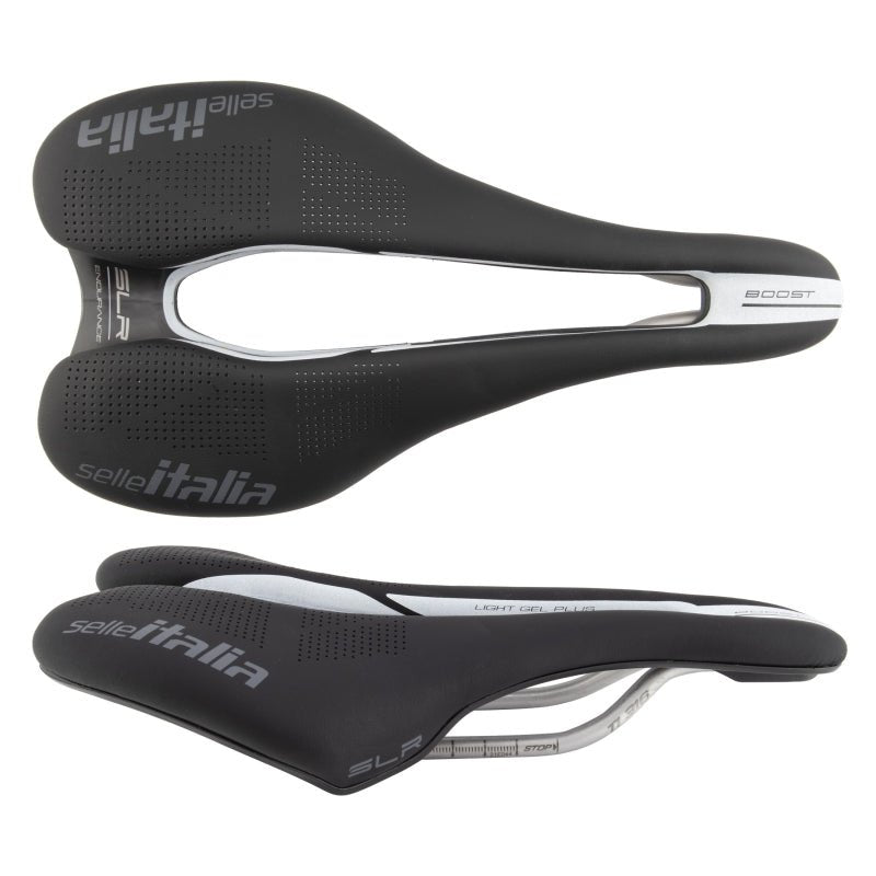 Saddles Selle Italia Selle Italia SLR Boost Endurance TI 316 Superflow Saddle - Small Dark Slate Gray