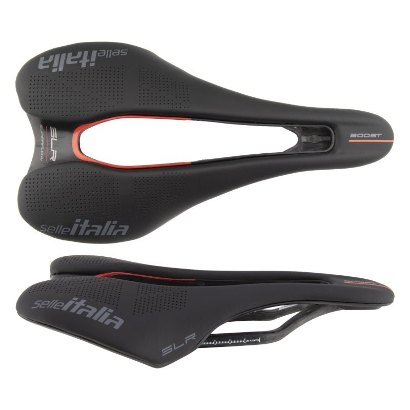 Saddles Selle Italia Selle Italia SLR Boost Kit Carbonio Superflow Saddle - Small Dark Slate Gray