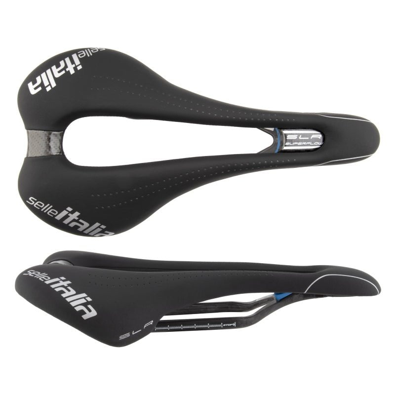Saddles Selle Italia Selle Italia SLR Kit Carbonio Superflow Saddle 275 x 145mm Unisex 153g Dark Slate Gray