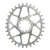 Works Components Oval Chainring SRAM 8-Bolt 30T Boost 3mm Slv